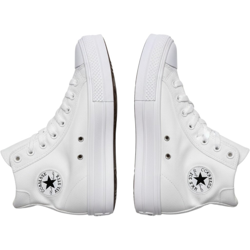 Converse Chuck Taylor All Star Platform High Top White Sneakers A19293F Womens 6